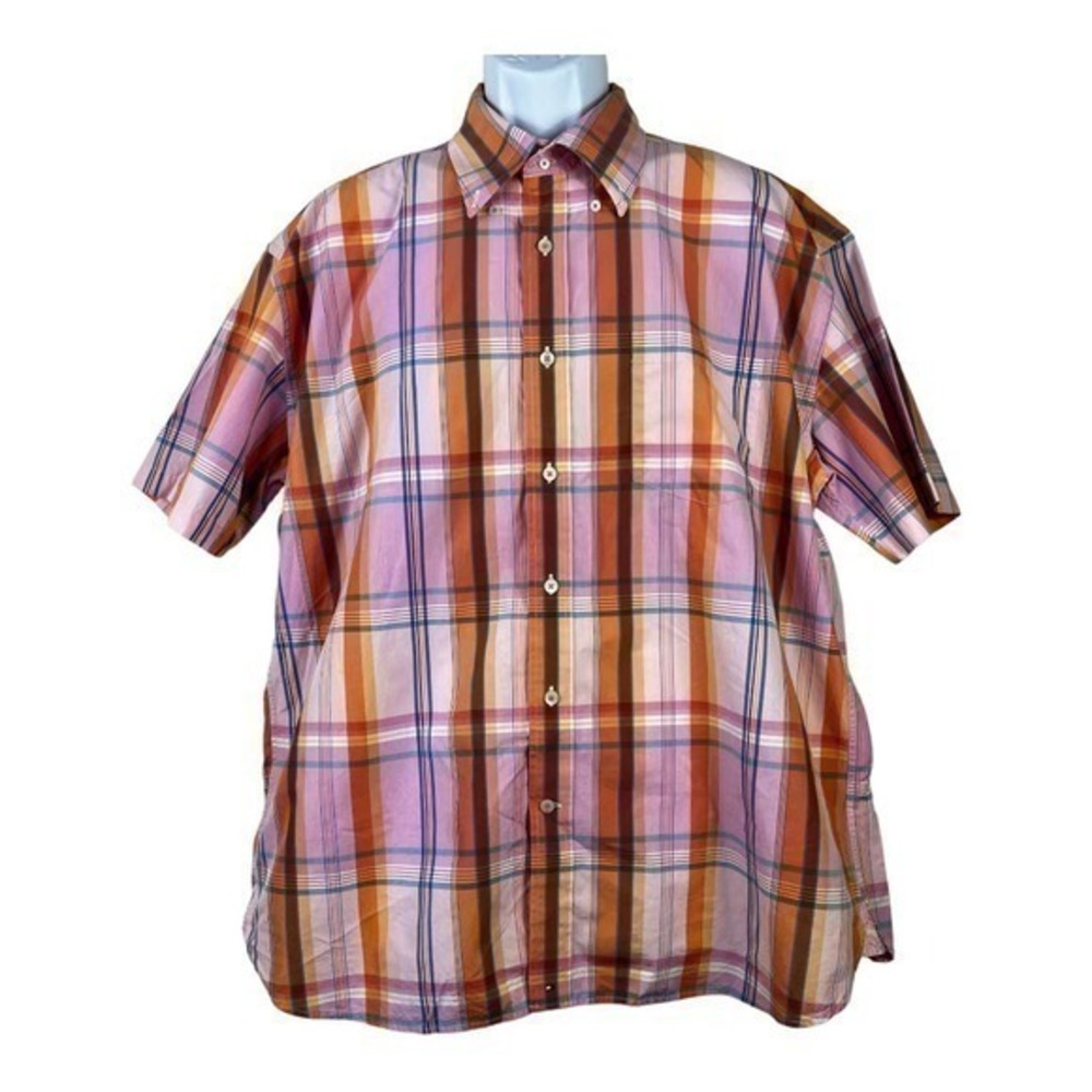 Tommy Hilfiger Men Casual Shirt Orange size XL